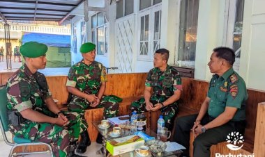 Perhutani Madura Bersama Danyon TP 931 Kesatria Jokotole Adakan Pertemuan Koordinasi di Sumenep